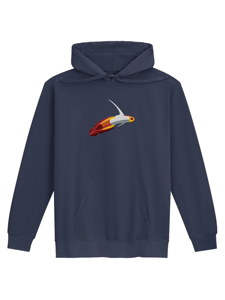 Firefish Goby Embroidered Hoodie | Saltwater Reef Aquarium Fish & Marine Life Apparel product image (3)