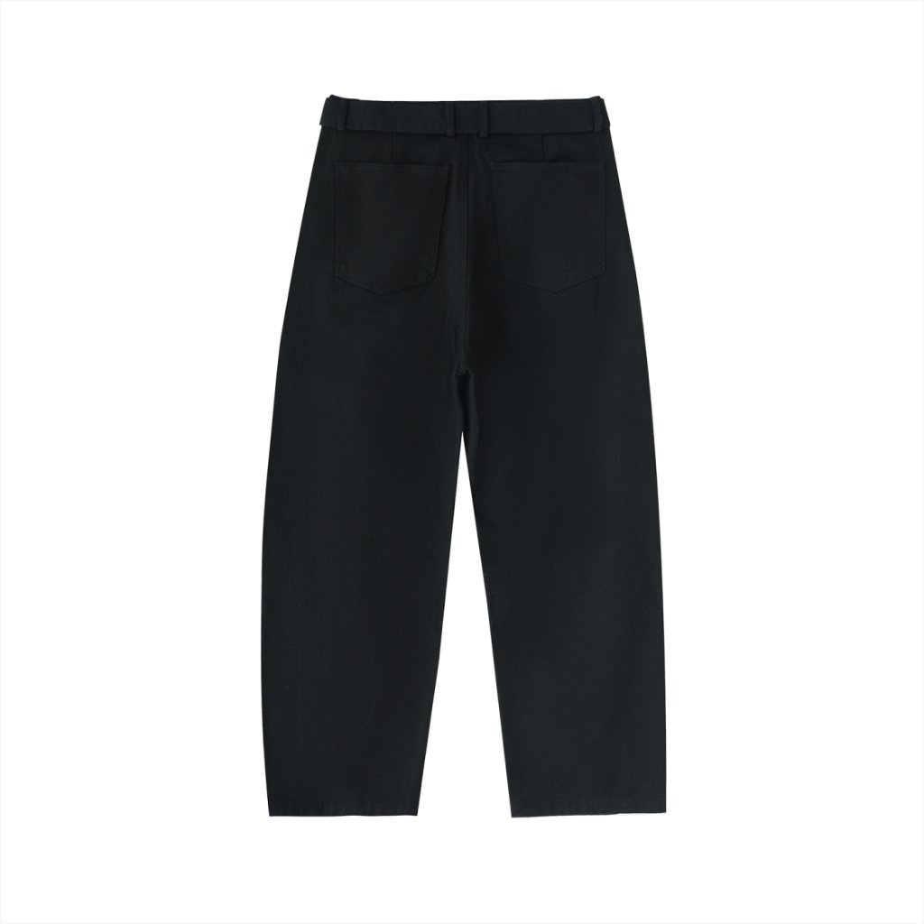 Twisted-Seam Belted Curved-Blade Pants product image (2)