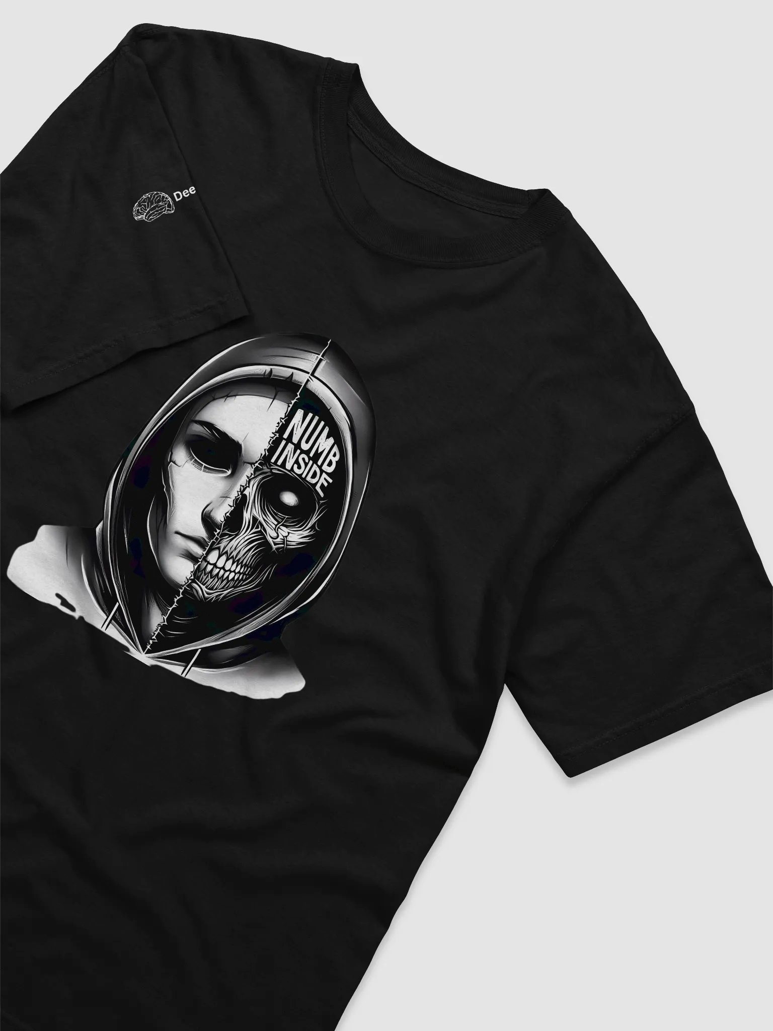 Numb Inside Split-Face T-Shirt product image (3)