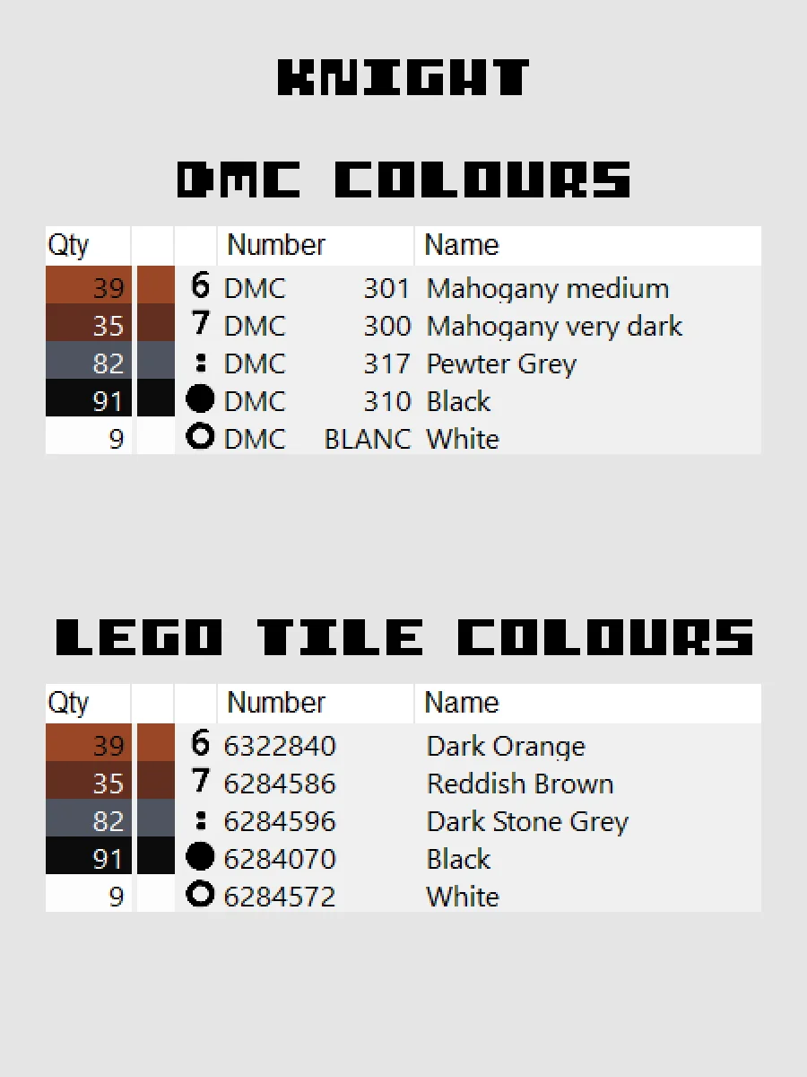 Knight Pixel Art product image (4)