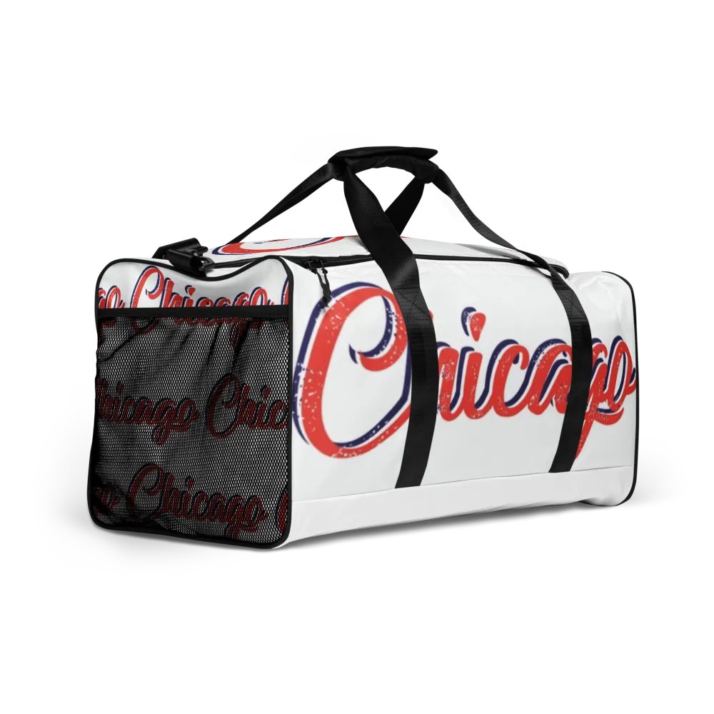 Vintage Chicago Script Duffle Bag product image (5)