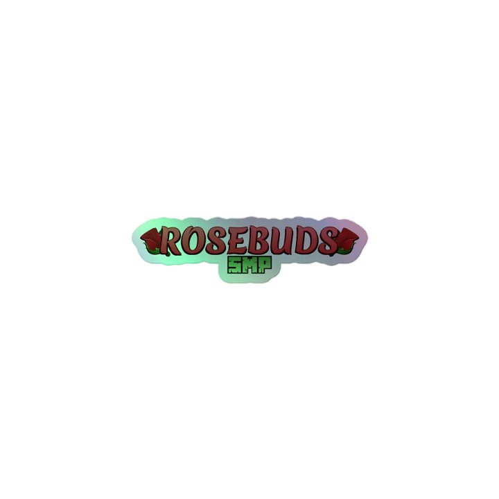 Rosebuds Full Logo Holo Sticker product image (1)