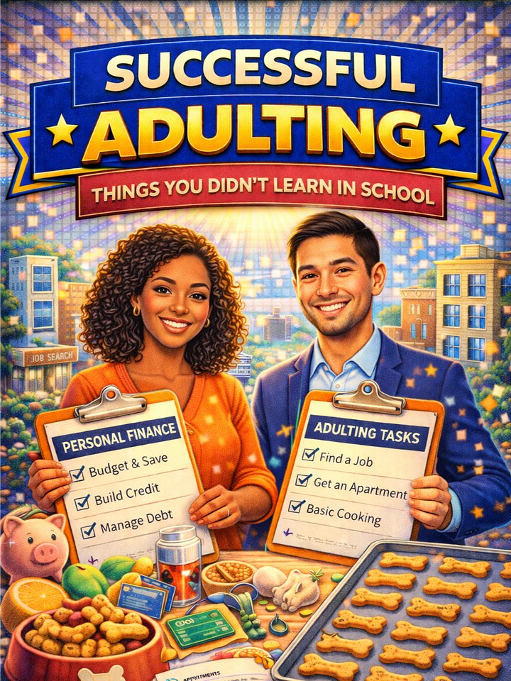 Successful Adulting: Things You Didn't Learn in School, More than 300 Pages, Automatic Digital Download product image (1)