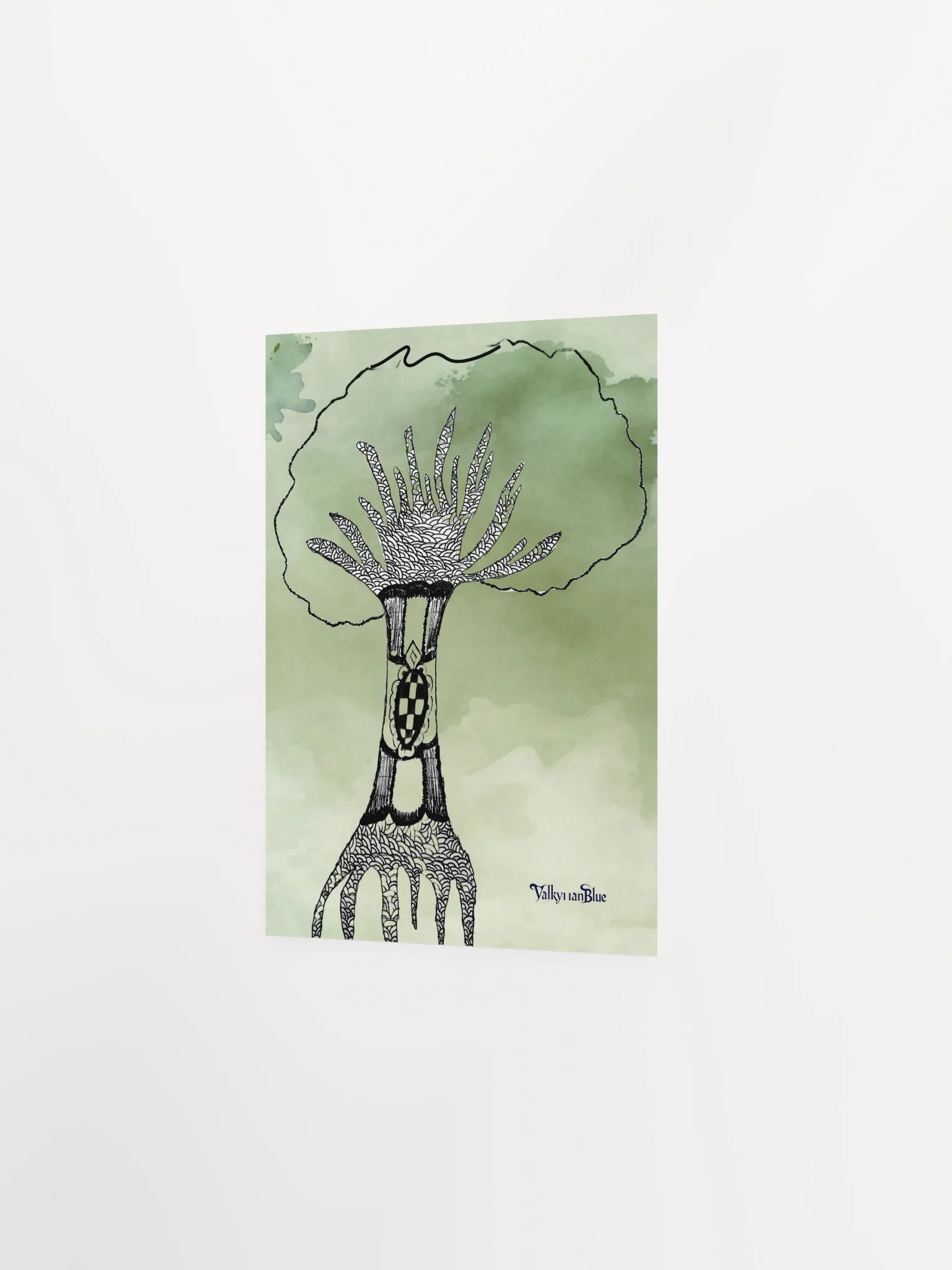 Whimsical Tree Zentangle Poster product image (2)