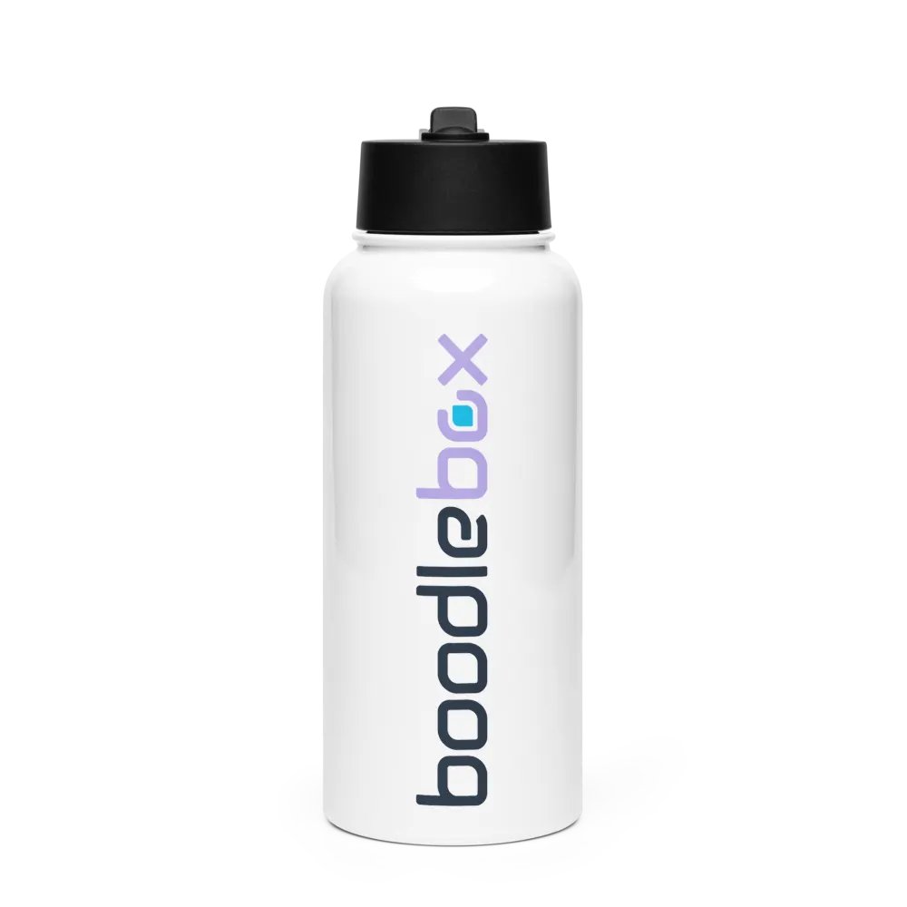 BoodleBox Purple Highlight Stainless Steel Water Bottle product image (1)