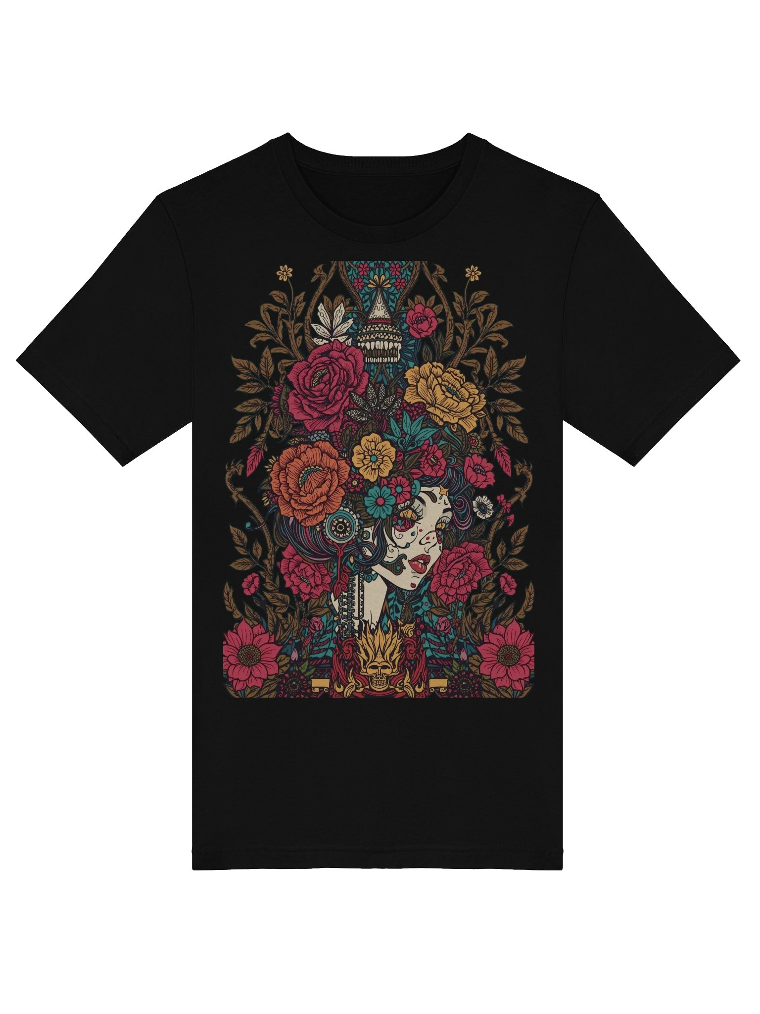 Midnight Blossom Portrait Supersoft Tee product image (3)