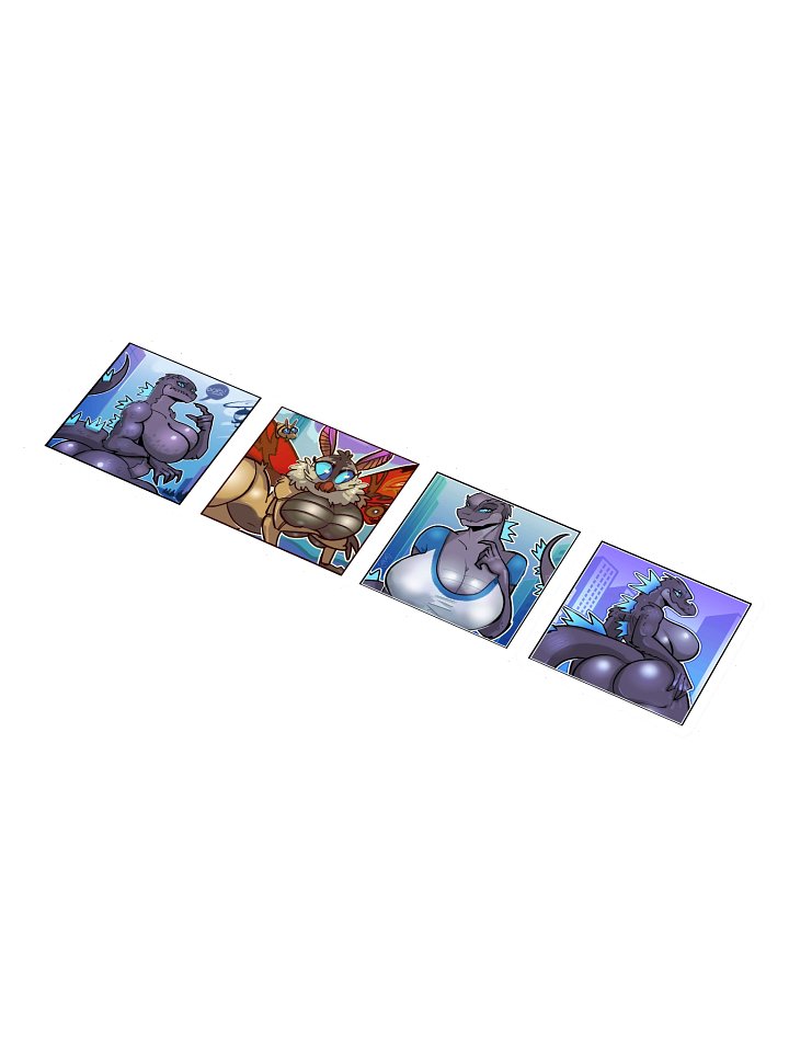 Sexy Kaiju Stickers 01 product image (1)