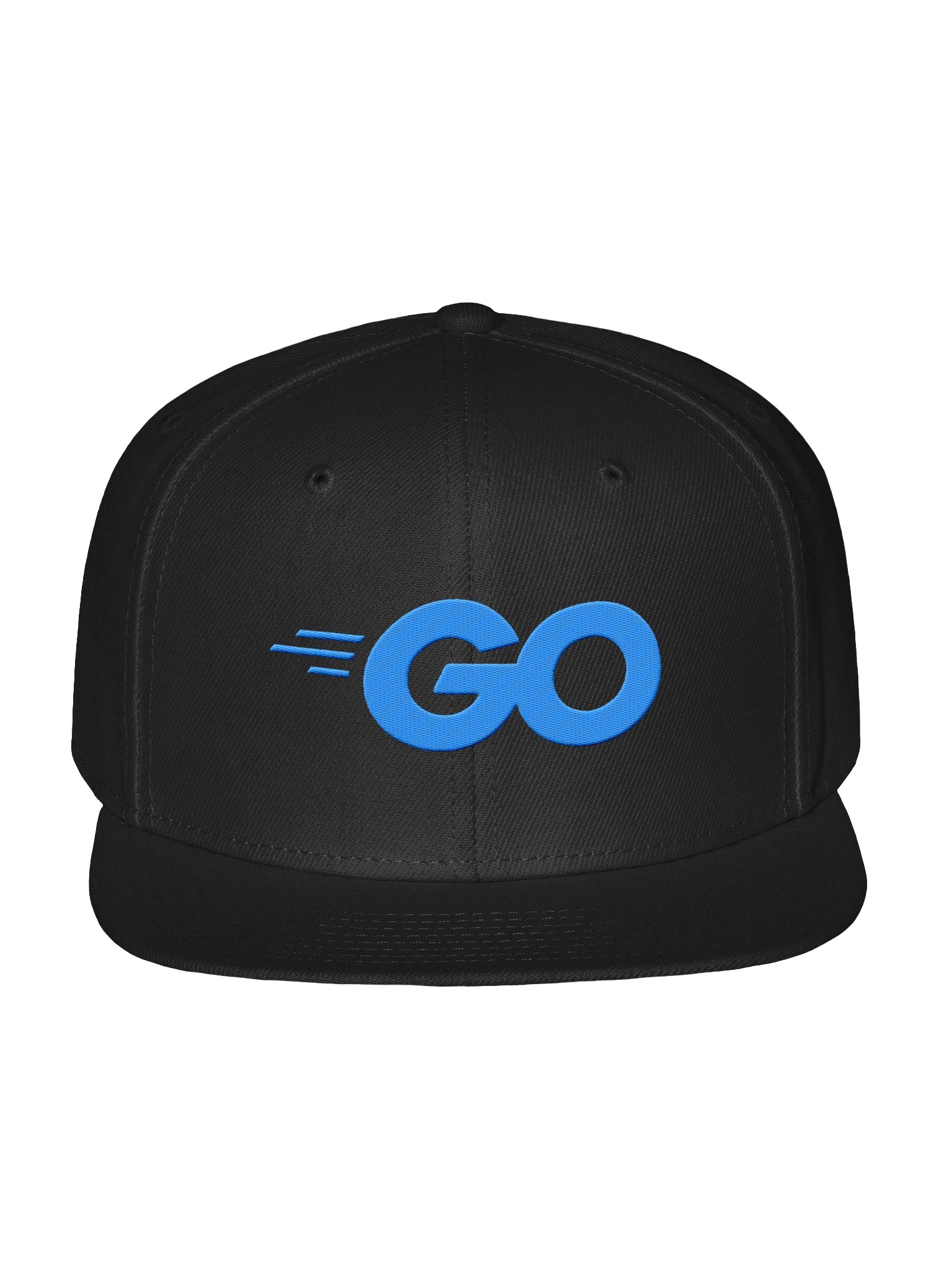Minimalist embroidered GO Snapback Cap product image (1)