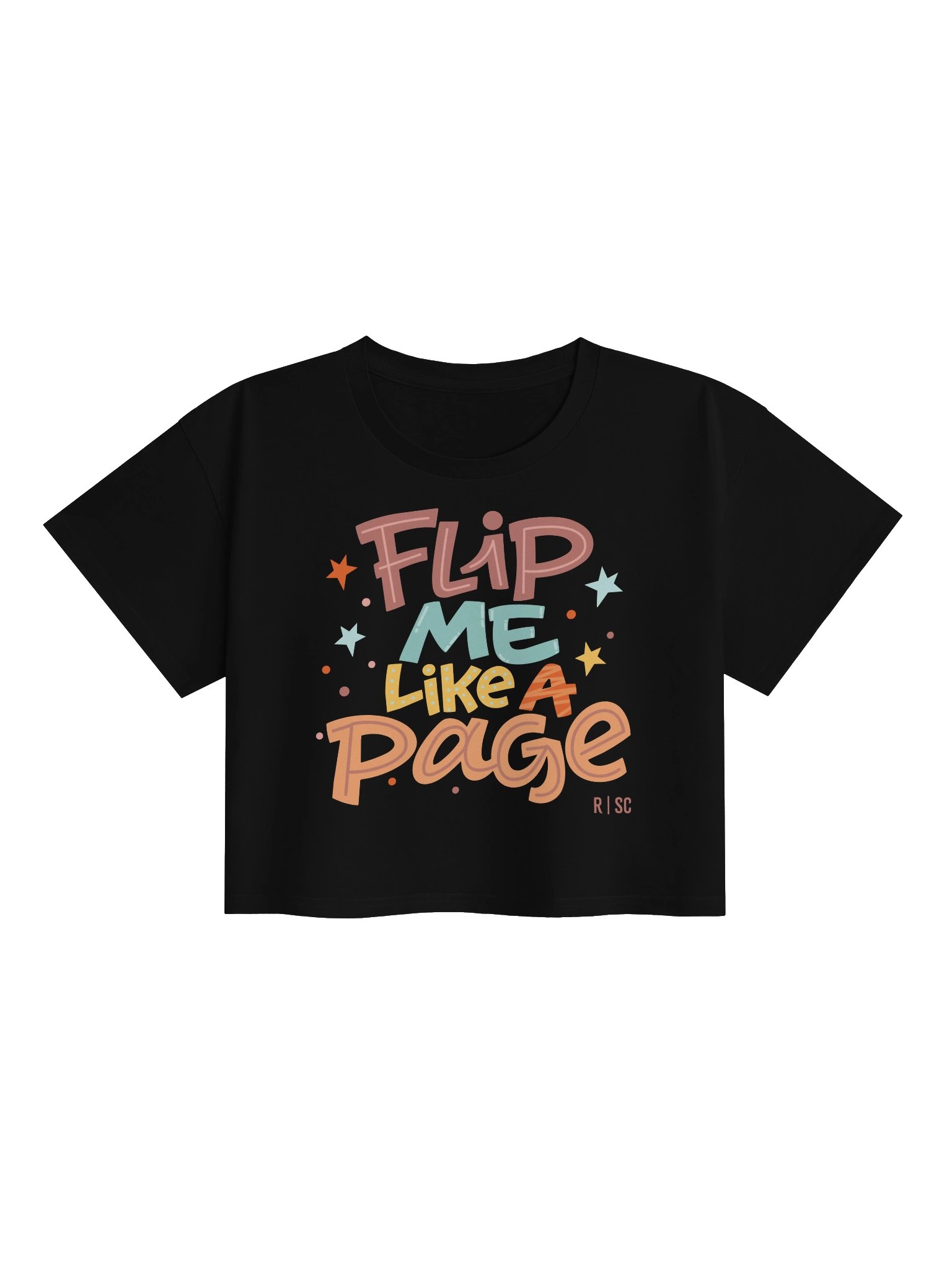Flip Me Like a Page Cropped Tshirt product image (1)