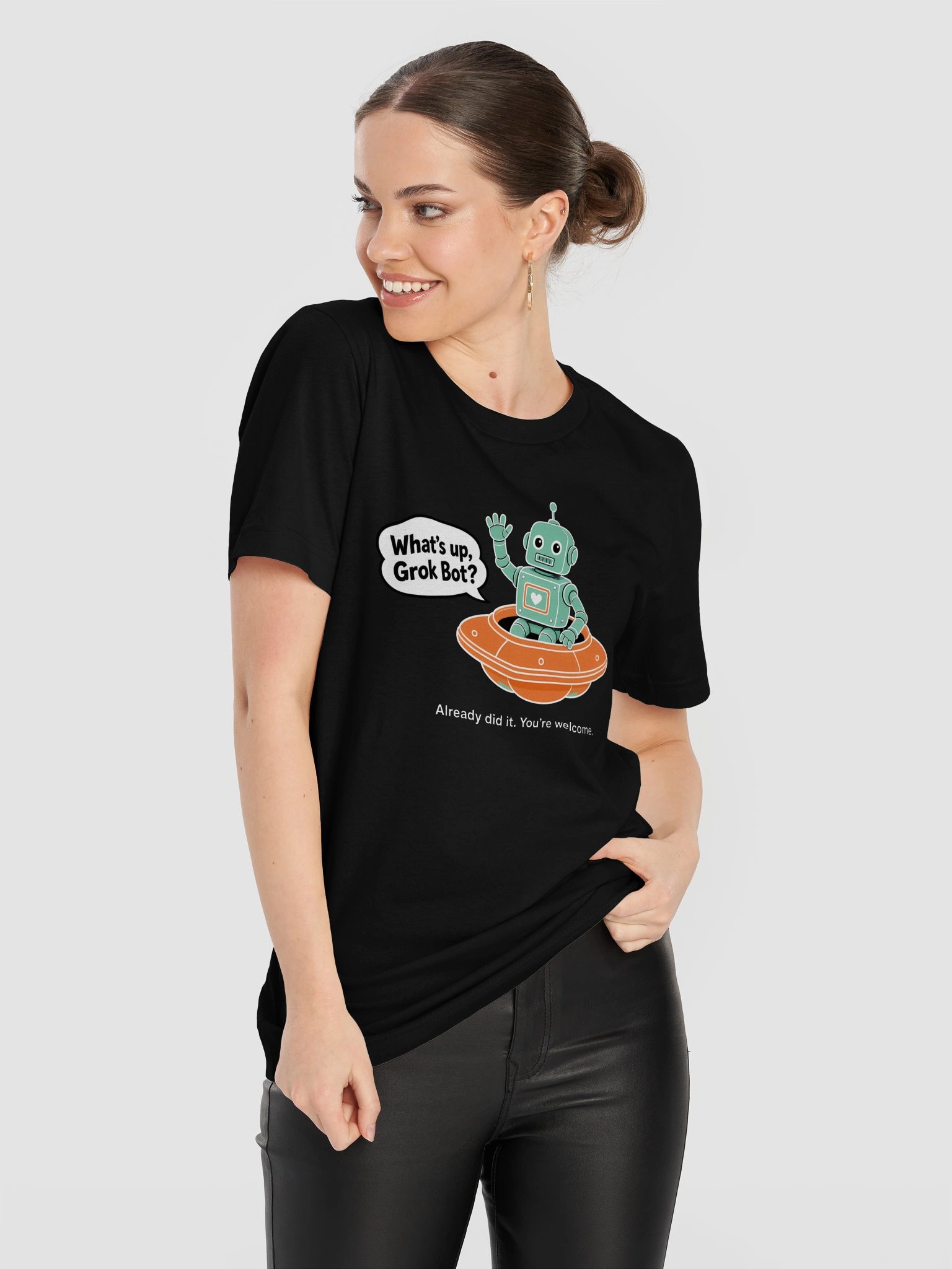 What's Up, Grok Bot? Retro Robot Tee product image (11)