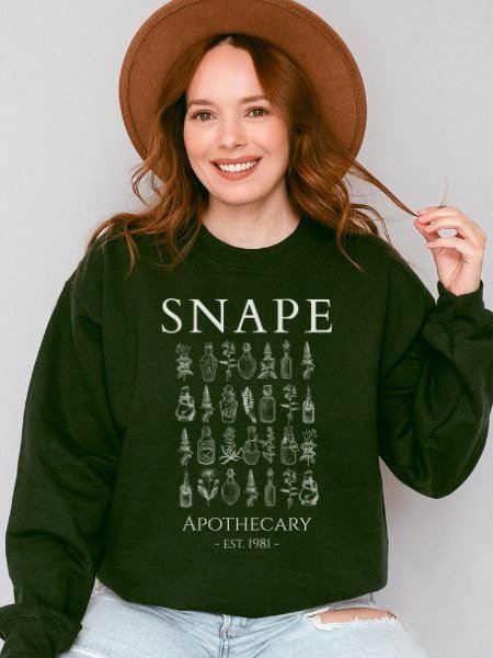 Potion Master's Apothecary Cozy Minimalist Fall Sweatshirt product image (4)