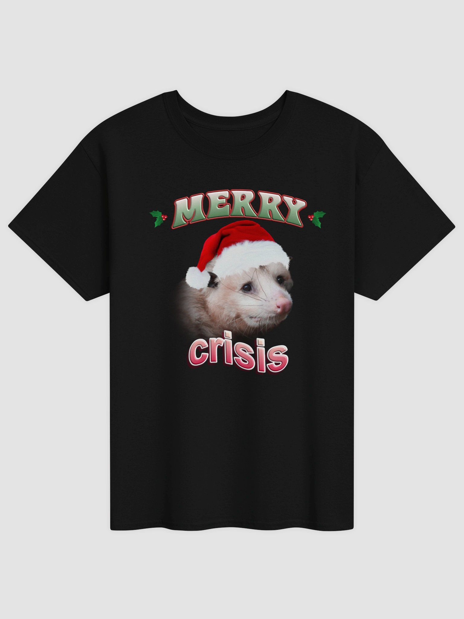 Merry Crisis possum T-shirt product image (17)