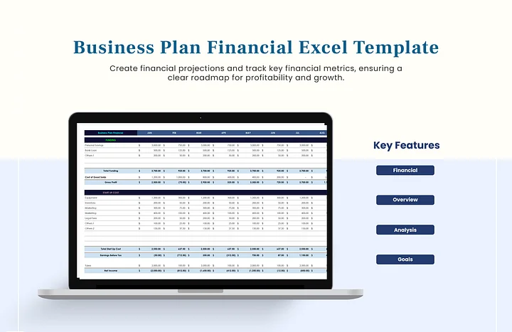 Business & Financial Planning Excel Templates Bundle product image (1)