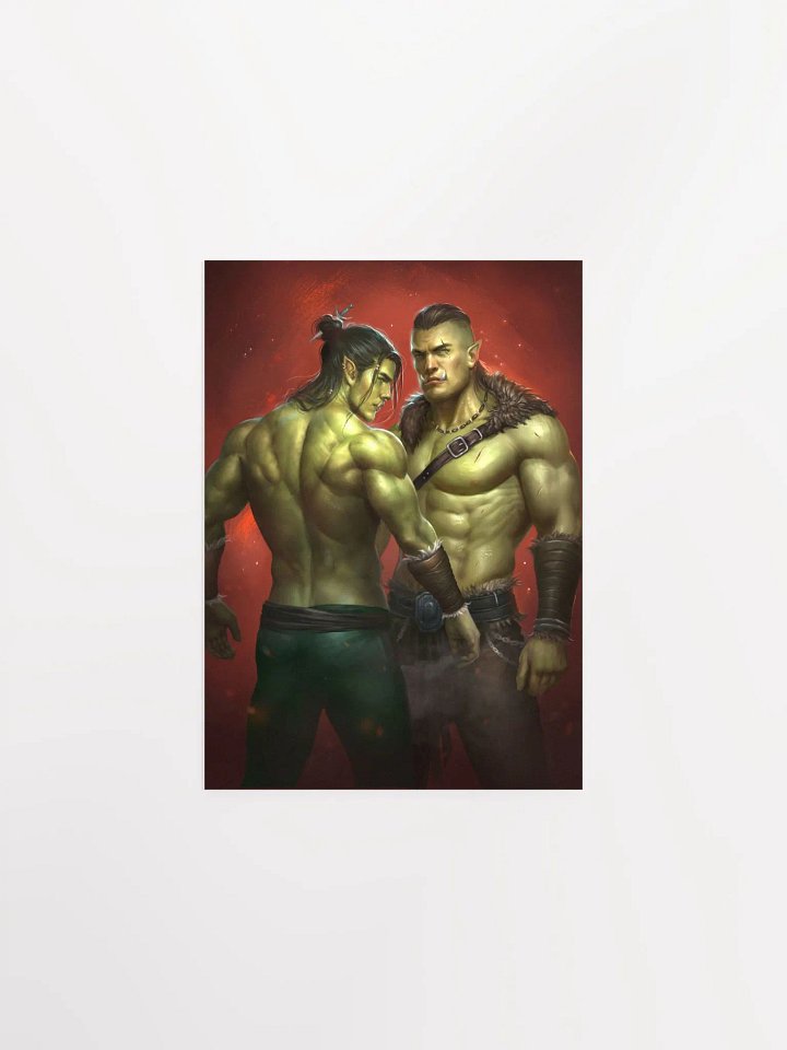 Killik and Ulfarr Art Print, by Skadior Art product image (1)