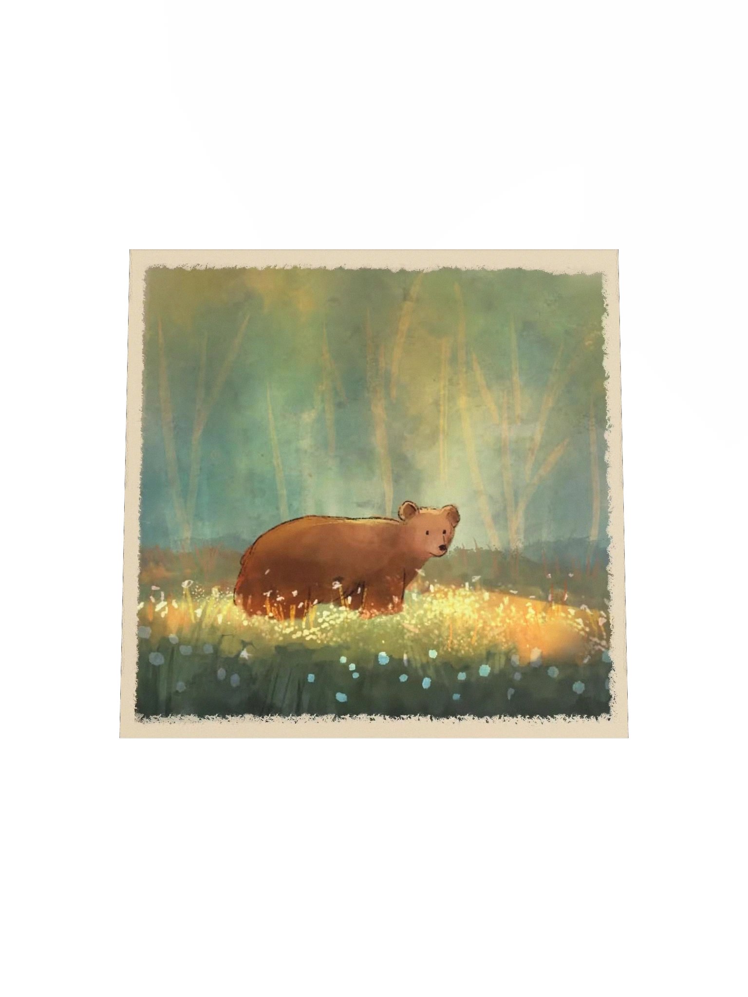 Bear in Meadow Poster product image (7)