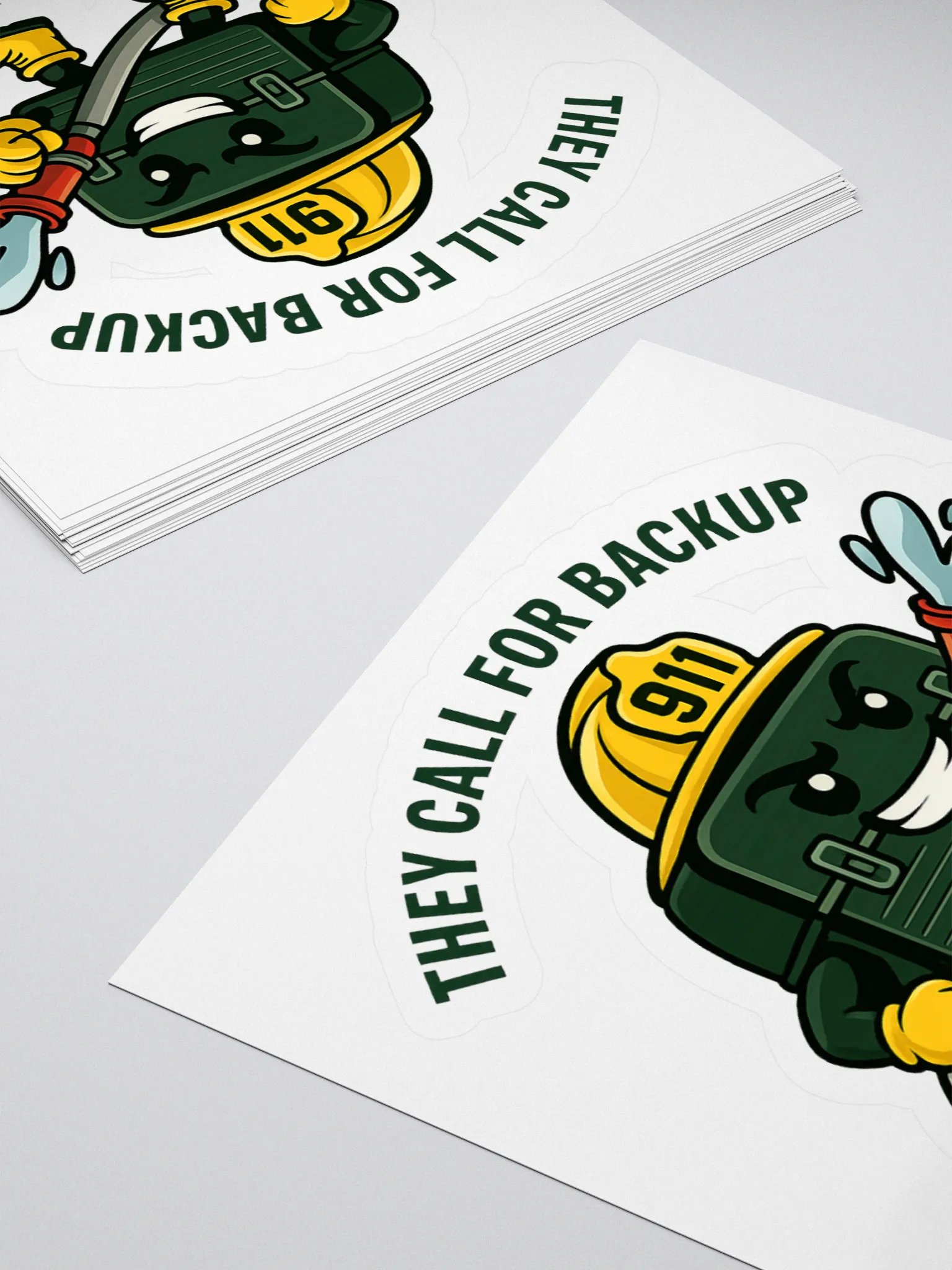 They Call For Backup, I Call For More Water (Sticker) product image (4)