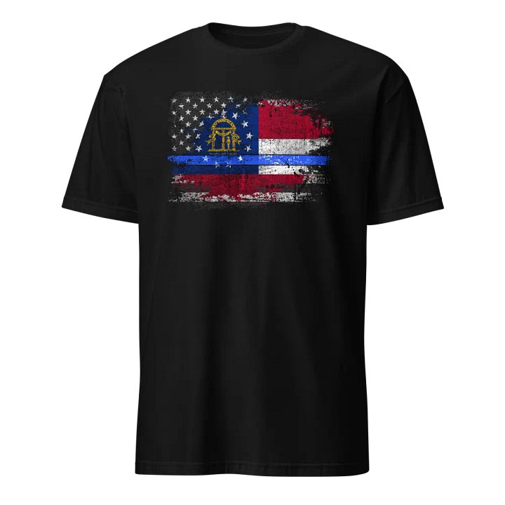 Georgia Thin Blue Line Flag product image (1)