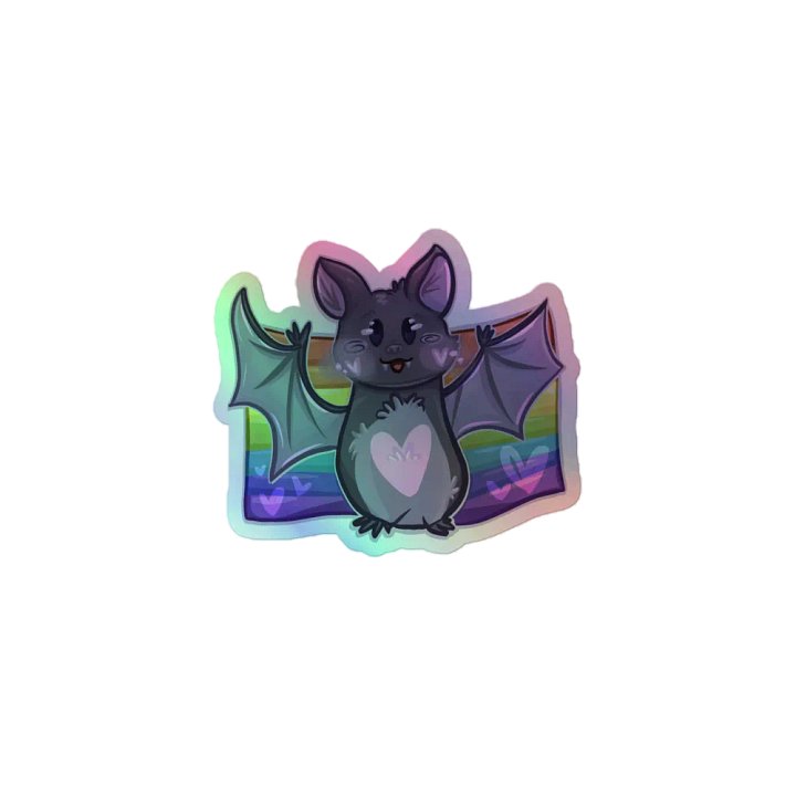 Gay Bat - LGBT Rainbow Flag Bat product image (1)