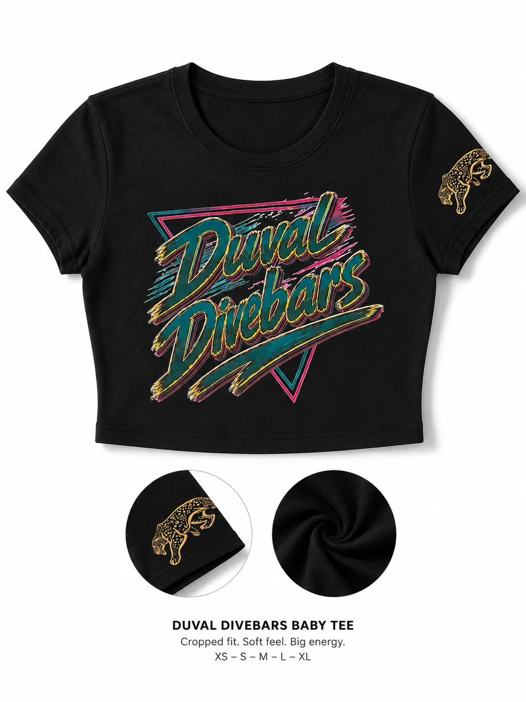 Duval Divebars Retro Women’s Baby Tee product image (1)