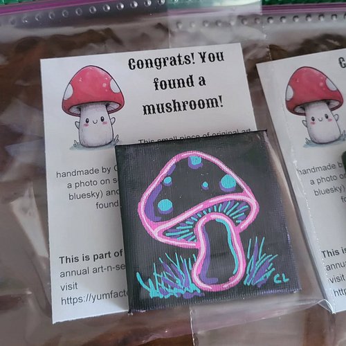 Mushrooms are all prepped and ready to go for game of shrooms on Saturday! They will be hidden Saturday morning along King St...