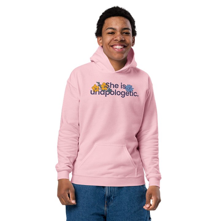 She Is Unapologetic Heavy Youth Hoodie product image (1)
