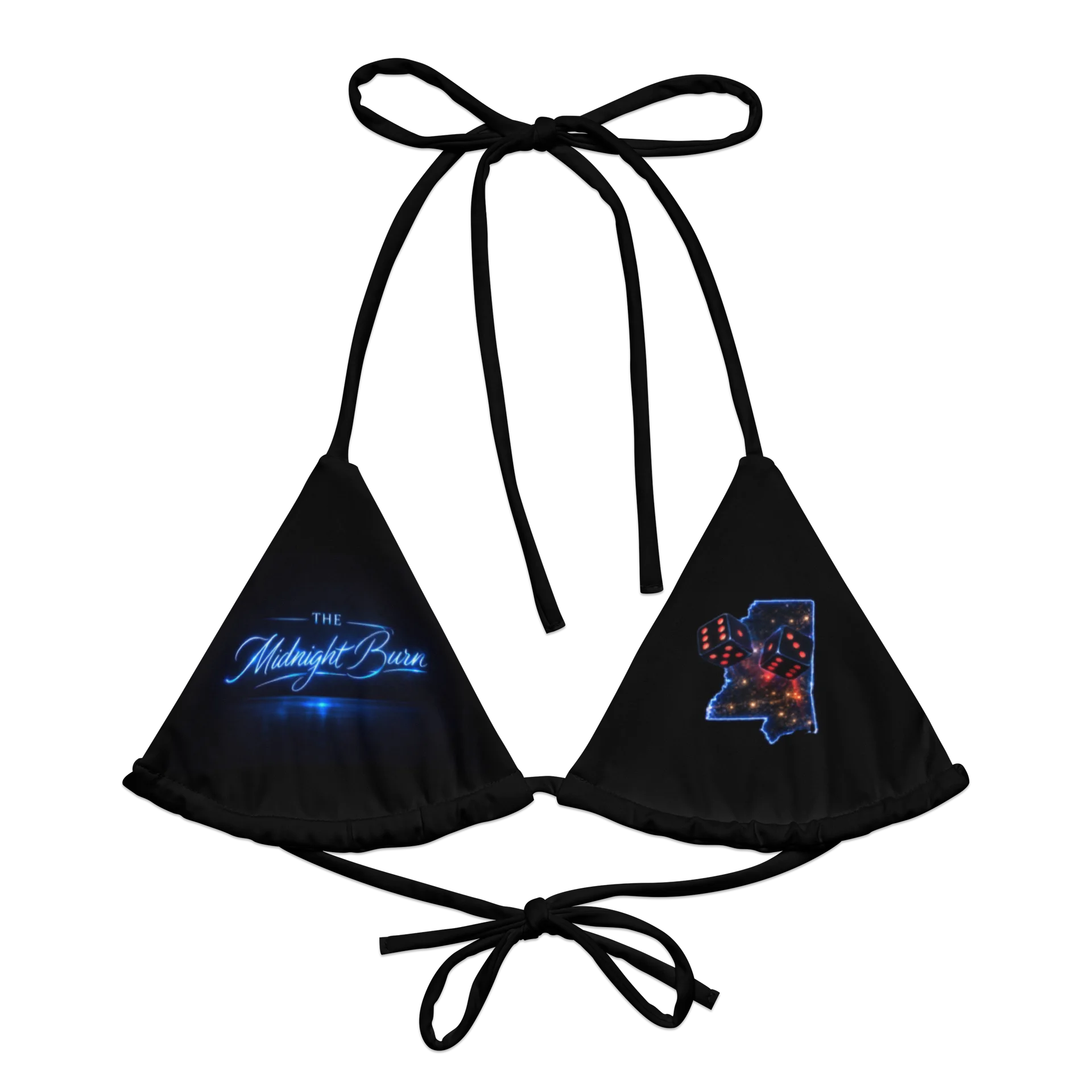 Midnight Bikini Top BLK product image (1)