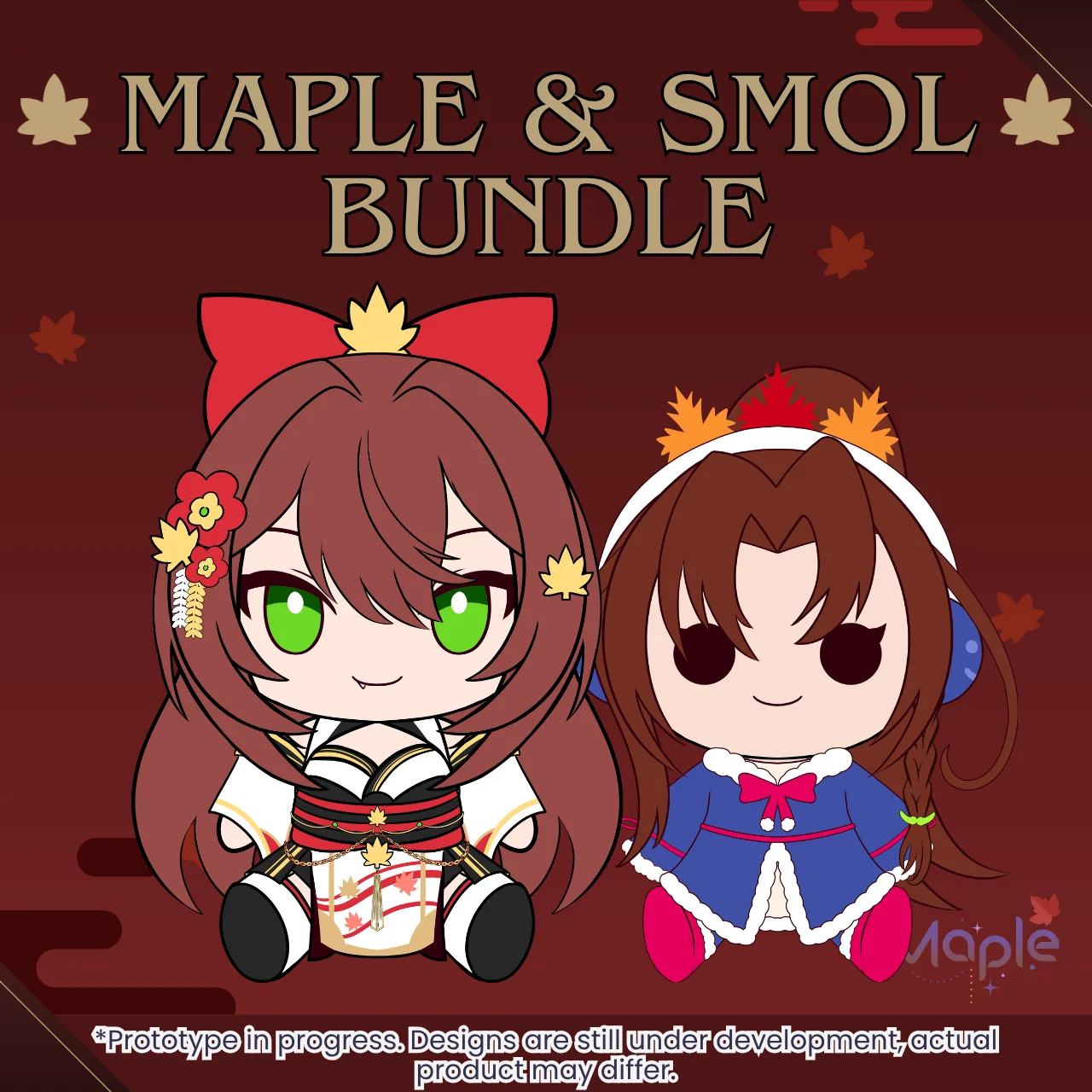 BUNDLE - Maple & Smol Plush - PRE ORDER product image (1)