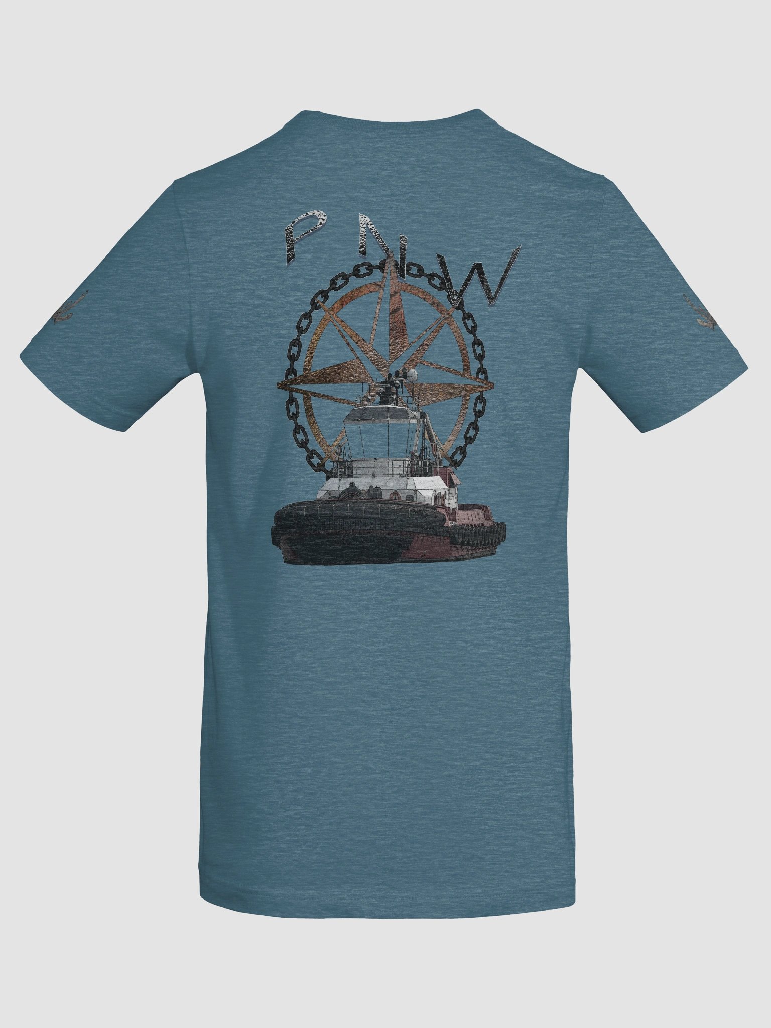 PNW - Compass Rose & Tug Athena – Vigilant Marine Workwear | Twin Anchor Apparel Sternwatch Tee Line product image (8)