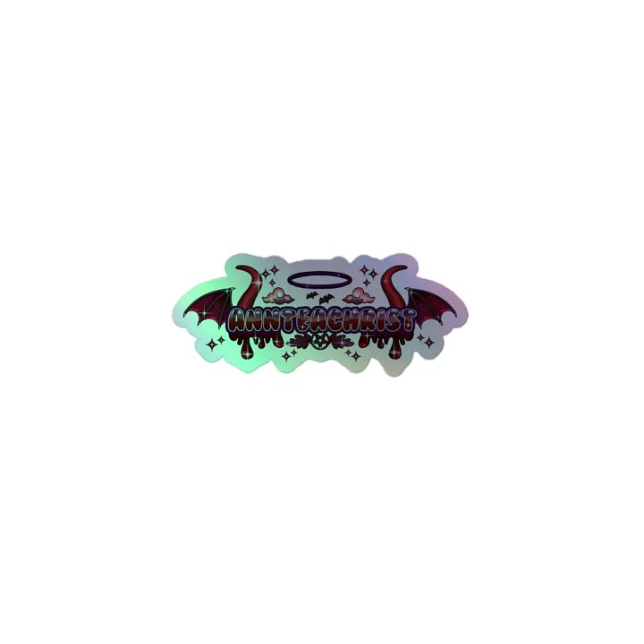 AnnteaChrist Holographic Sticker product image (1)