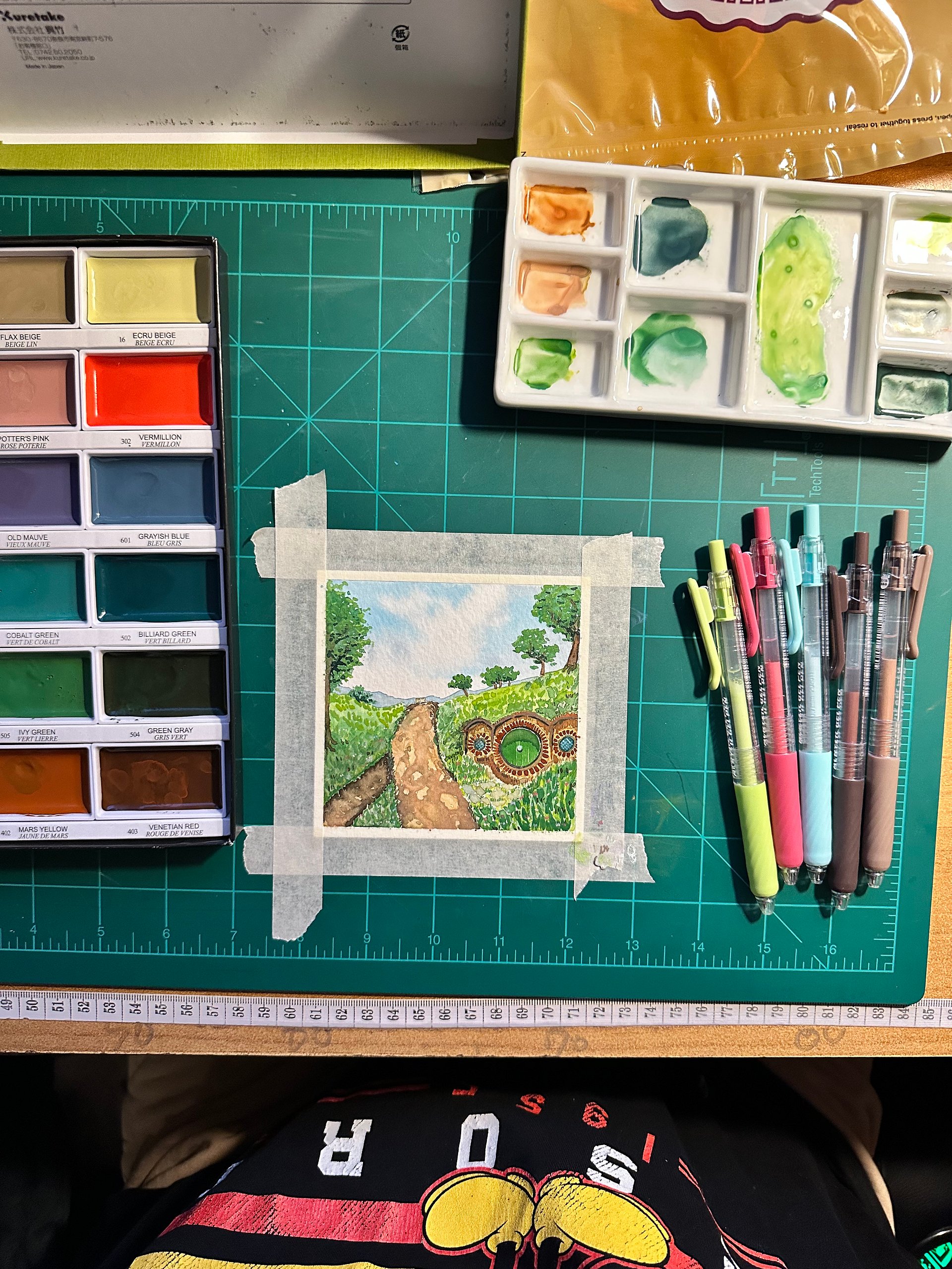 A House for a Hobbit Watercolor Print product image (2)
