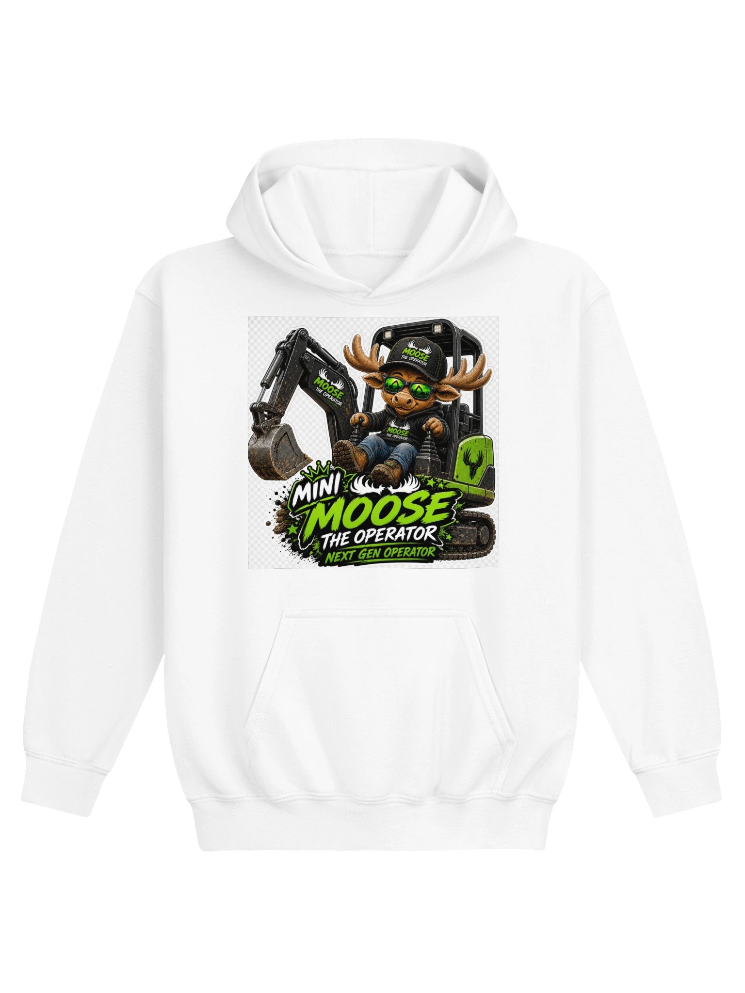 Mini Moose Boy Kids Hoodie product image (1)