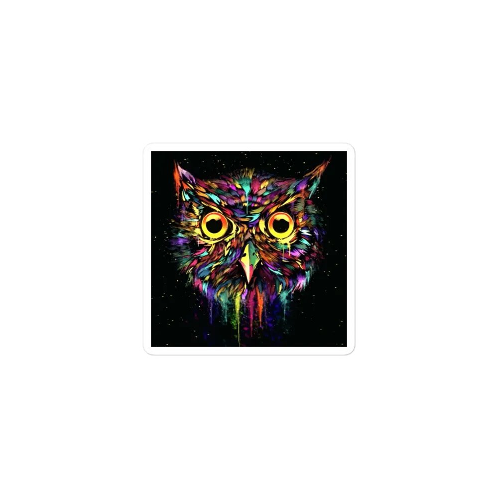 Drippy Owl Magnet product image (1)