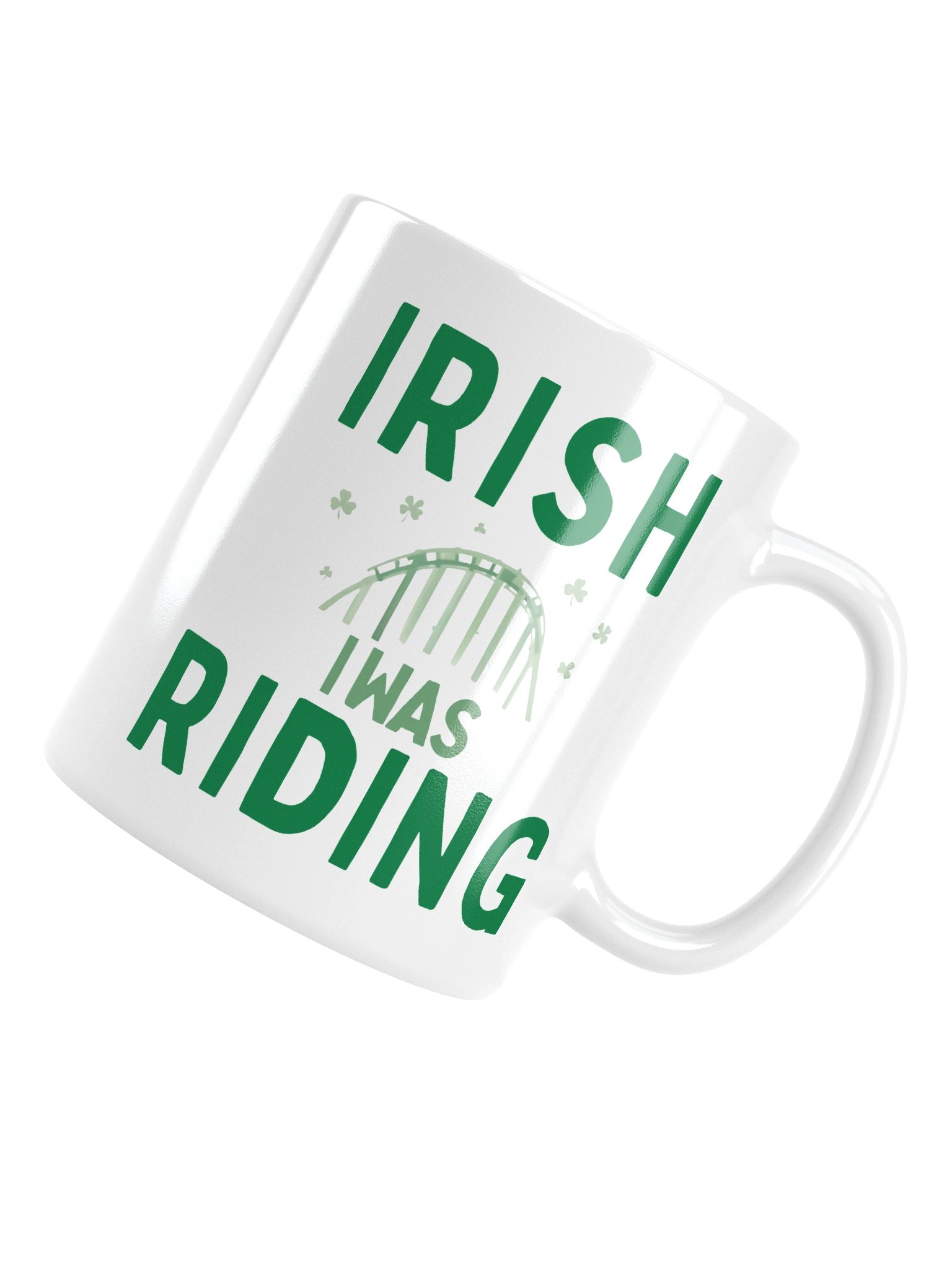 Irish I Was Riding – St. Patrick’s Day Roller Coaster Coffee Mug product image (13)