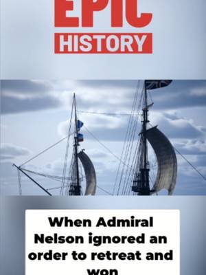 Nelson put his telescope to his blind eye: “I really do not see the signal.” At Copenhagen he ignored the order to withdraw — and kept fighting for victory. watch the full video at Epic History #History #EpicHistory #Nelson #BattleOfCopenhagen #navalhistory