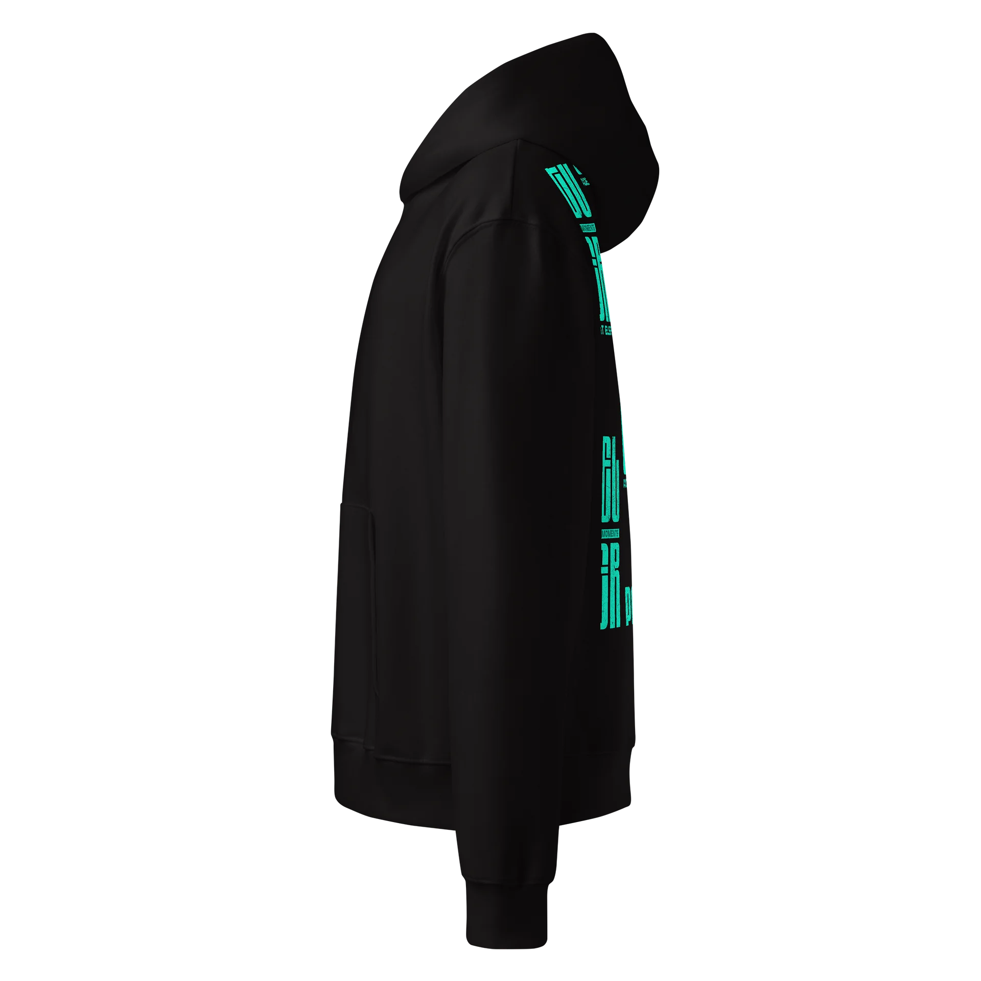 PADELISTIQ Lover Bella Butterfly Champ Hoodie R3CVR.i by EQALL® Essentials_Turq. Multiprint product image (3)