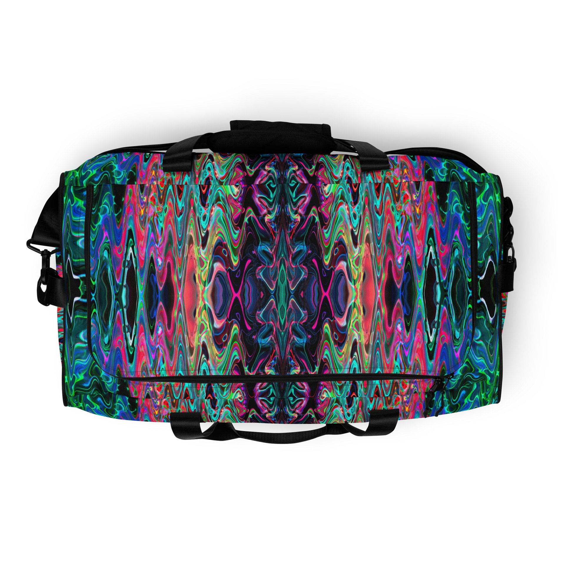 Radiant Resonance Fracture All-Over Print Duffle product image (10)
