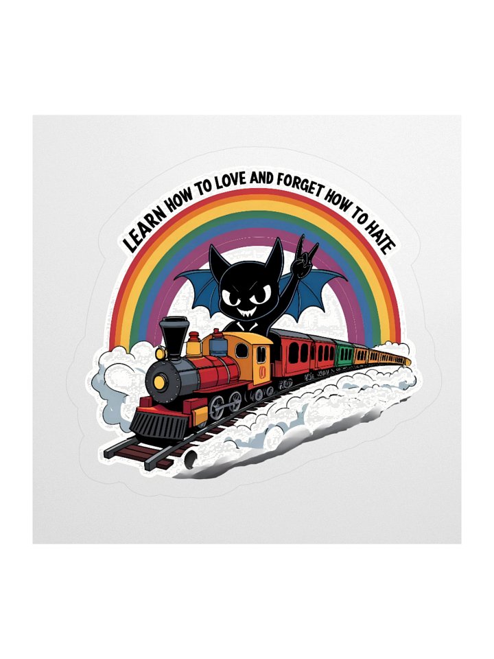 Bat Crazy Train Sticker product image (1)