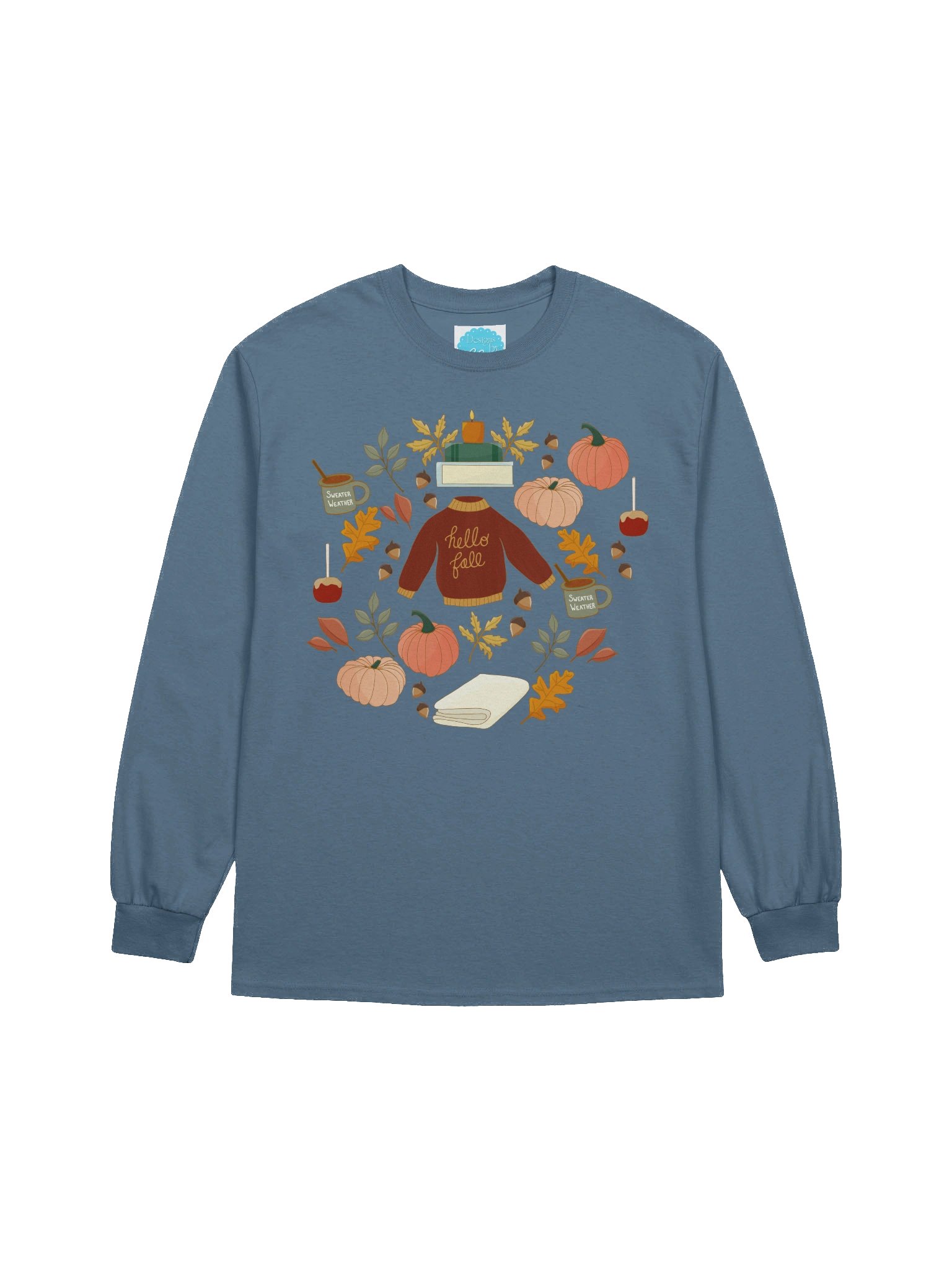 Cozy Fall Design Long Sleeve Tee product image (1)