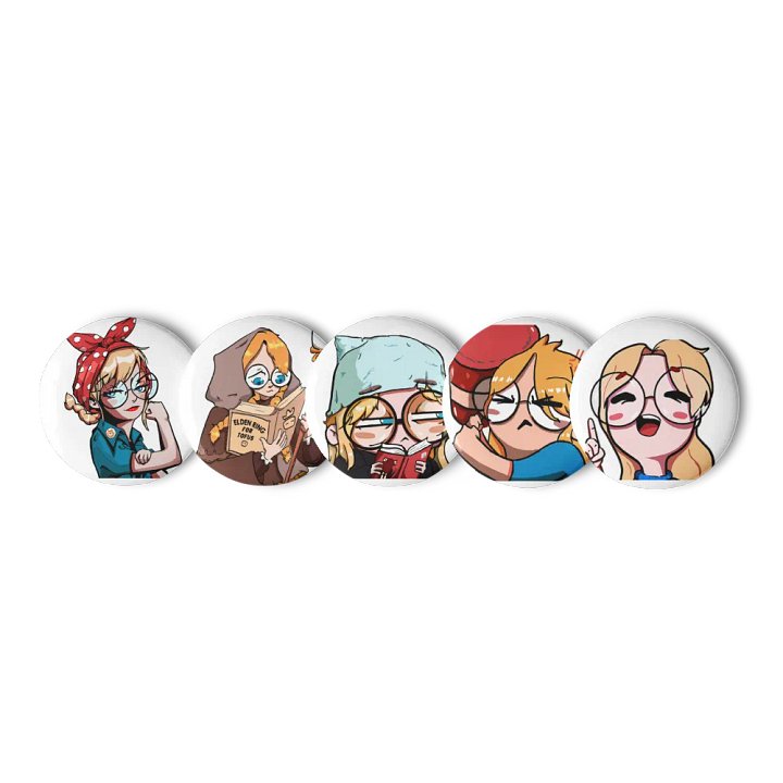 Dr. Toxic Tofu Pin Button Pack product image (2)