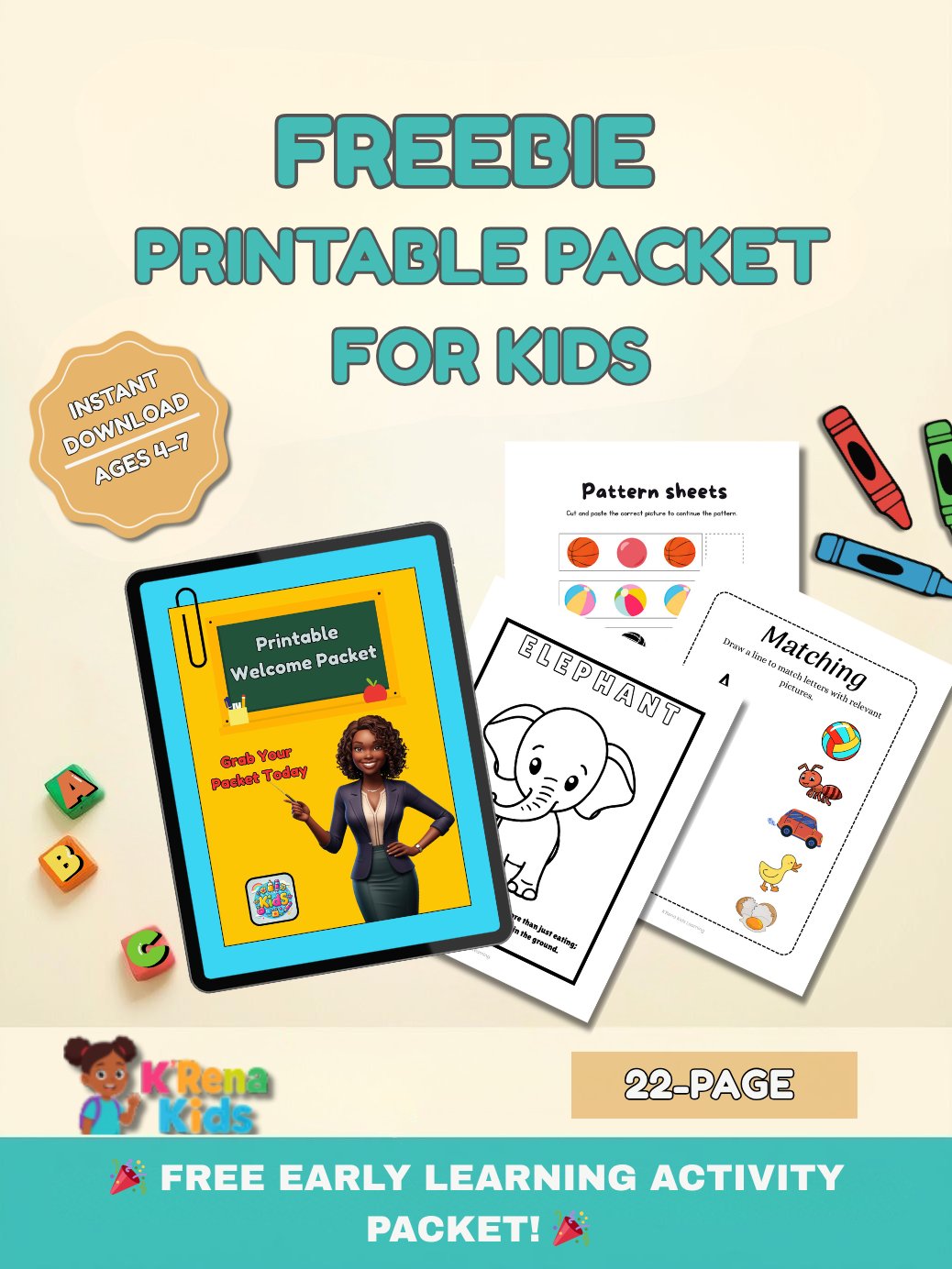 (Freebie) Printable Welcome Packet product image (1)