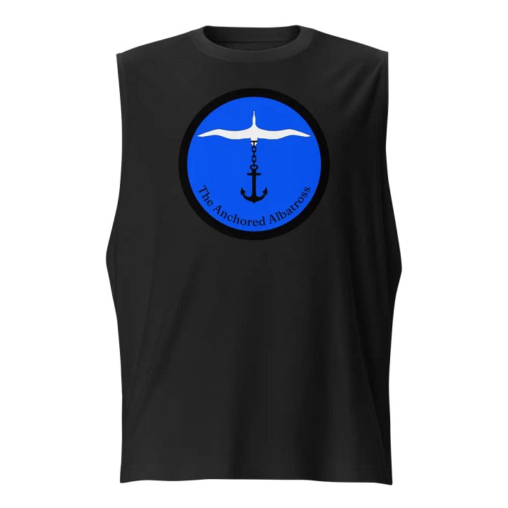 Anchored Albatross Silhouette Muscle Tank product image (1)