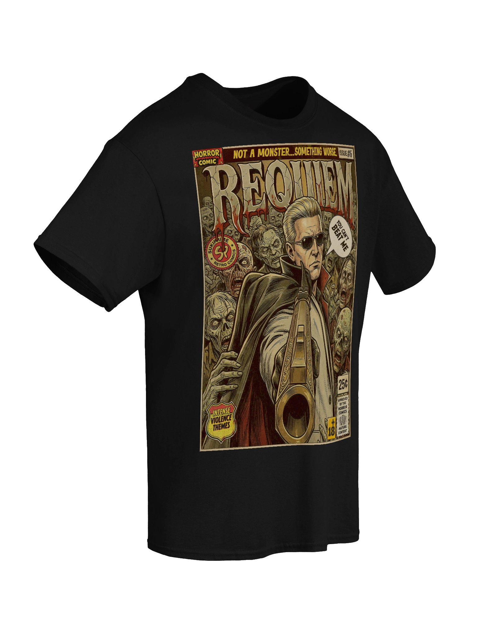 Resident Evil Requiem Zeno Comic Art T-Shirt product image (6)