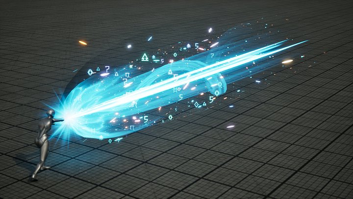 Beam Spell in Unreal Engine 5 Niagara product image (1)