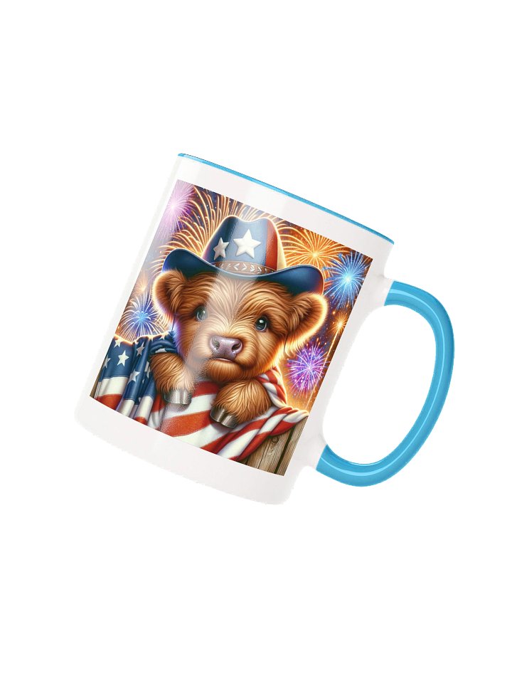 Patriotic Highland Cow product image (4)