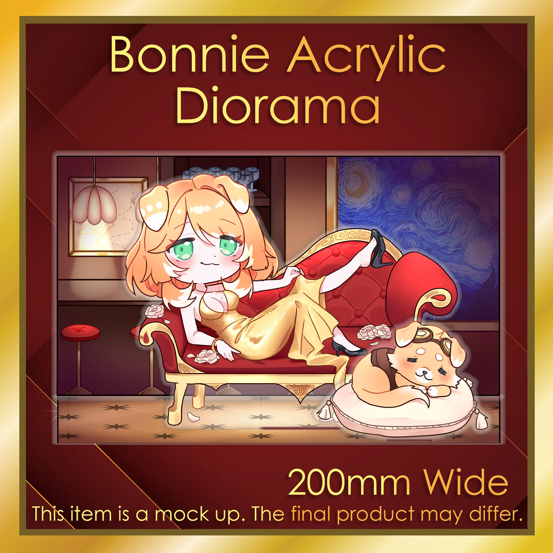 Bonnie Barkswell Anniversary Acrylic Diorama [PREORDER] product image (1)