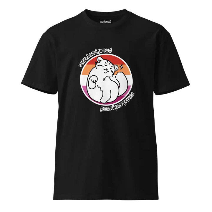 Round and Proud Manul Lesbian Version - AS Colour Unisex T-Shirt product image (1)