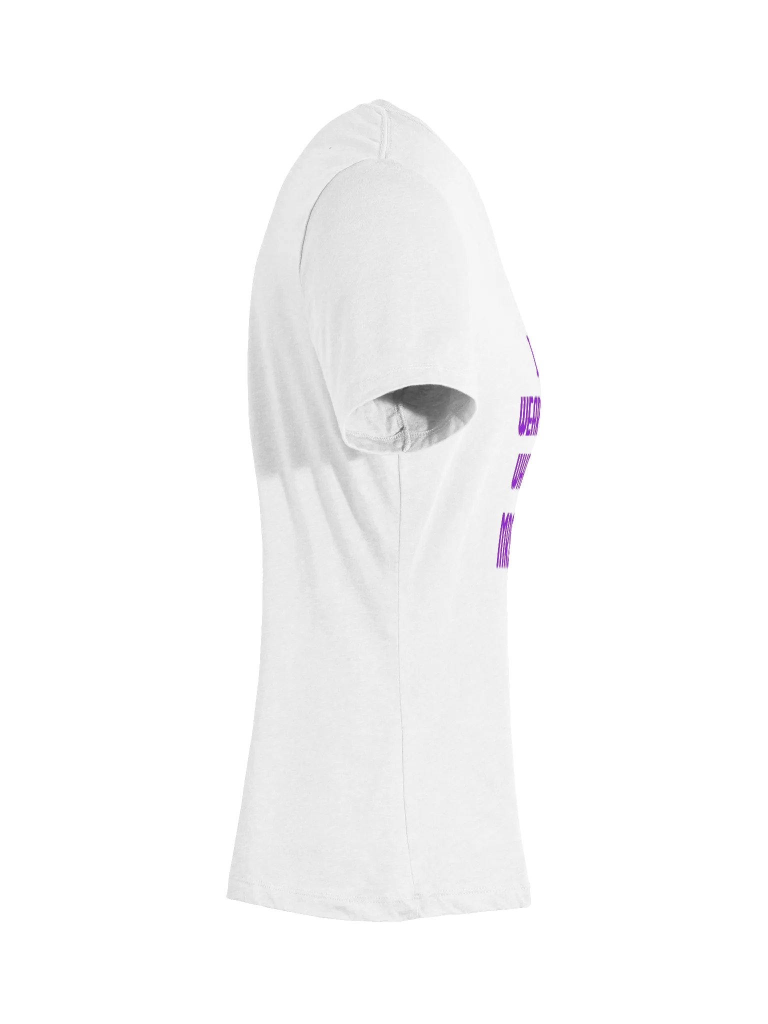 I Don't Wear This Women's V-Neck (Purple Text) product image (60)