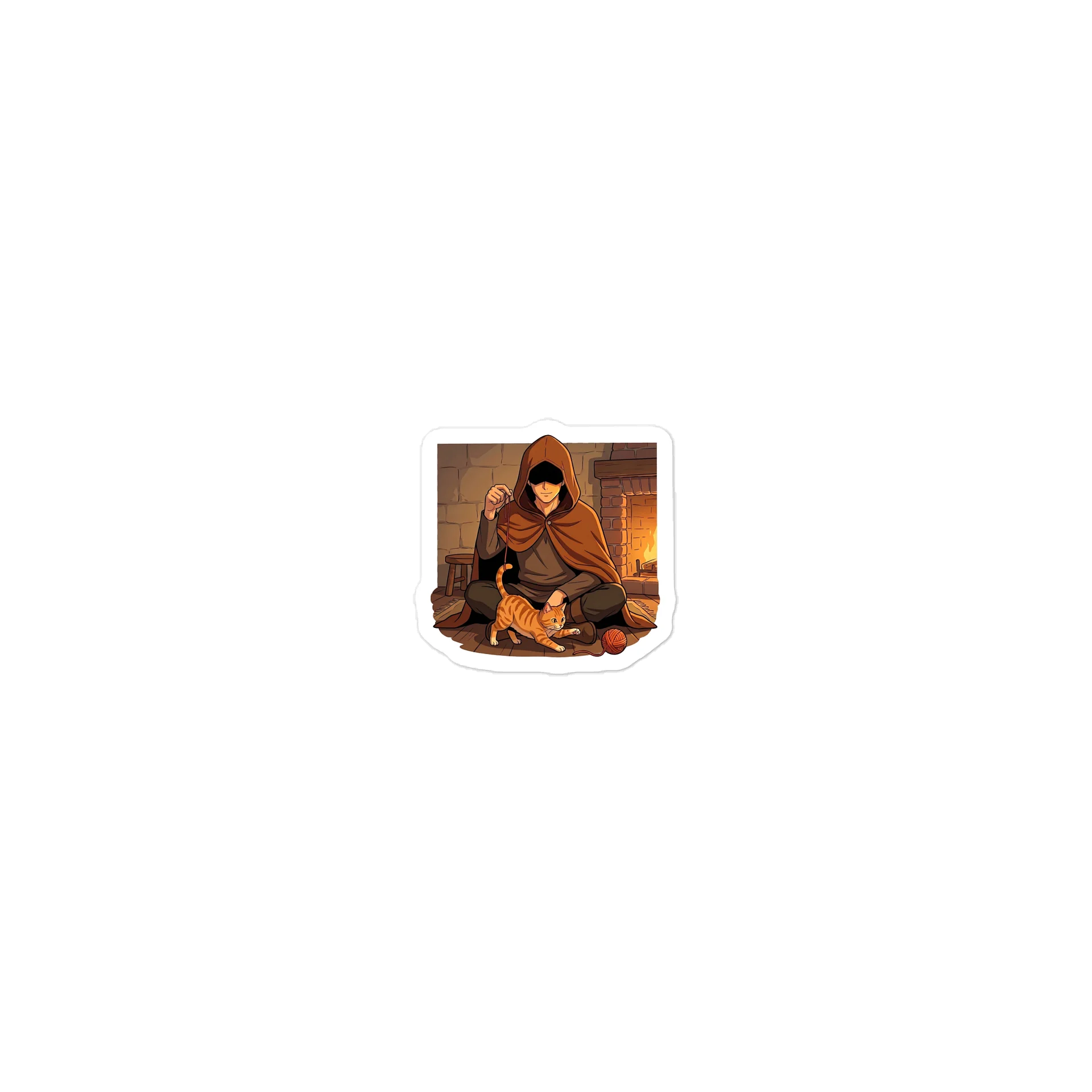 Fireside Play — Bard & Ember Sticker product image (3)
