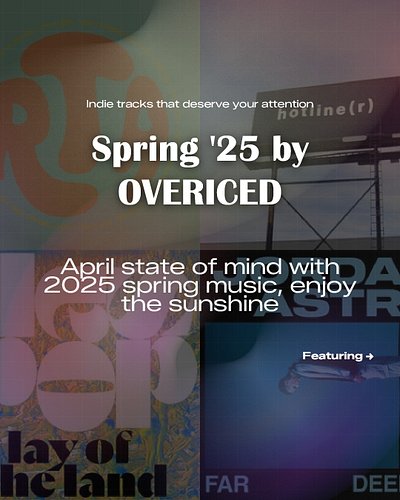 Link in bio 🌙 - for people tired of hearing the same songs on Spotify.
Enjoy the sound of spring 2025 with these hidden gems...