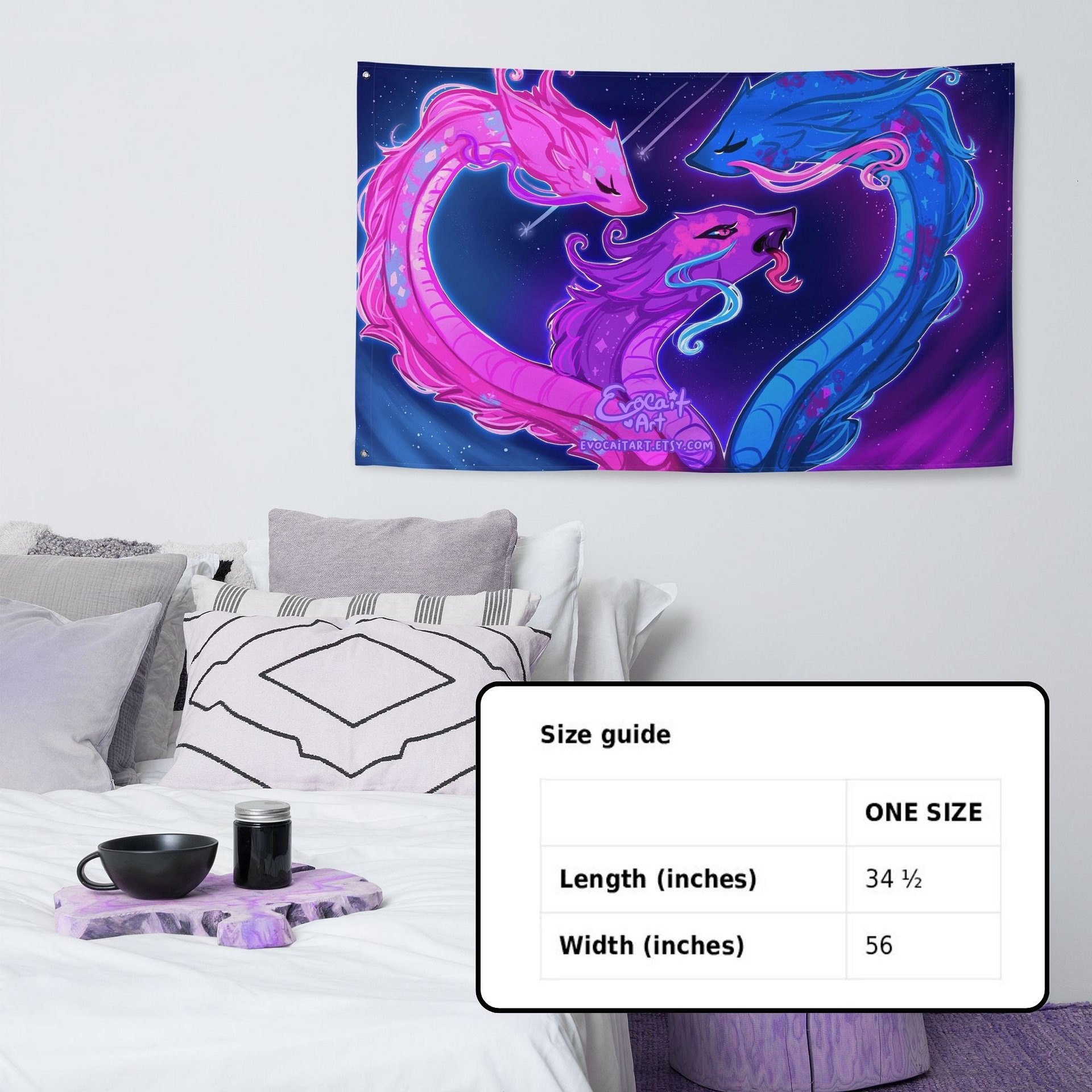 Fantasy Hydra Bisexual Subtle Pride Flag product image (5)